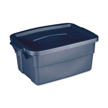 Rubbermaid® Roughneck Storage Box, 3 Gal, 10.63" X 15.69" X 7", Dark Indigo Metallic freeshipping - TVN Wholesale